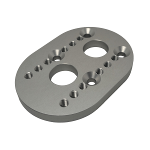PLACA BASE DE 4-AGUJEROS CON DESPLAZAMIENTOS